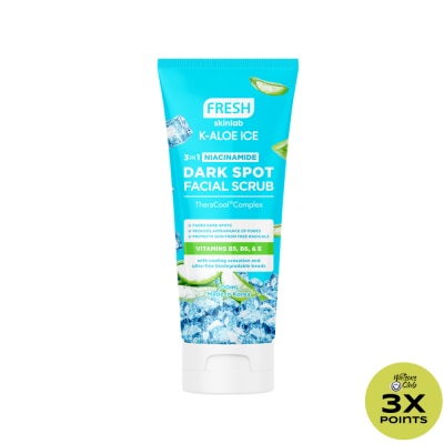 FRESH FRESH K Aloe Ice 3 in 1 Niacinamide Dark Spot Facial Scrub 100ml