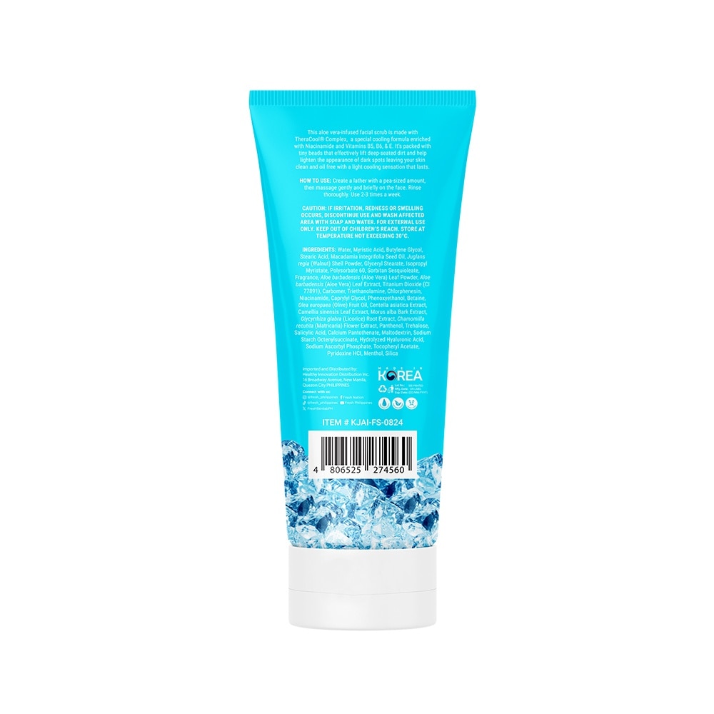 FRESH K Aloe Ice 3 in 1 Niacinamide Dark Spot Facial Scrub 100ml