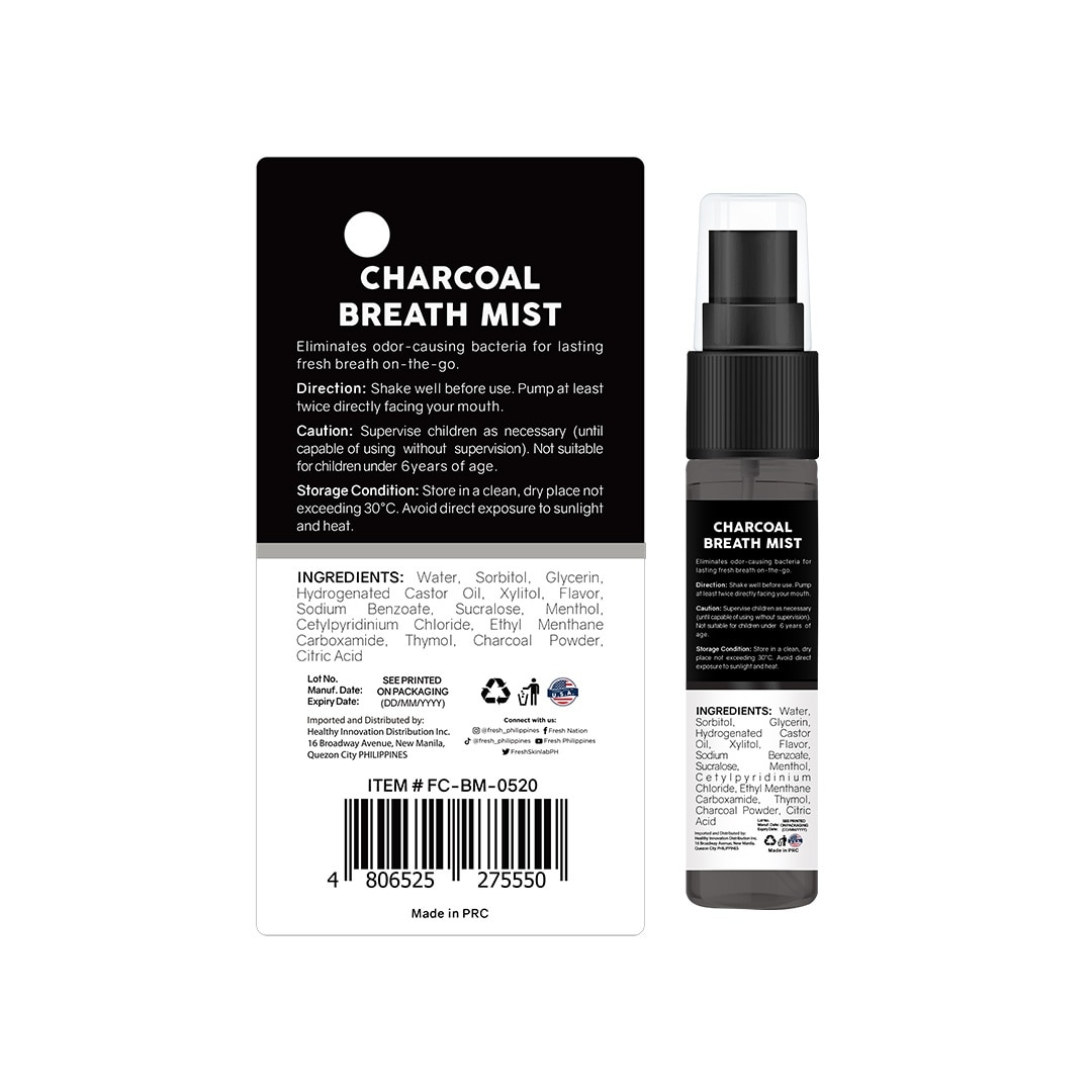 Charcoal Breath Mist 10ml
