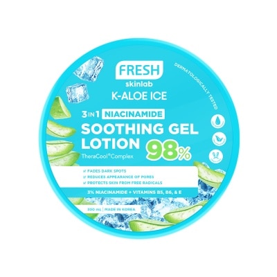 FRESH FRESH K Aloe Ice 3 in 1 Niacinamide Soothing Gel Lotion 300ml