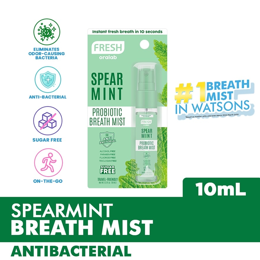 FRESH Spearmint Breath Mist 10ml image