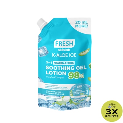 FRESH FRESH K Aloe Ice 3 in 1 Niacinamide Soothing Gel Lotion 120ml