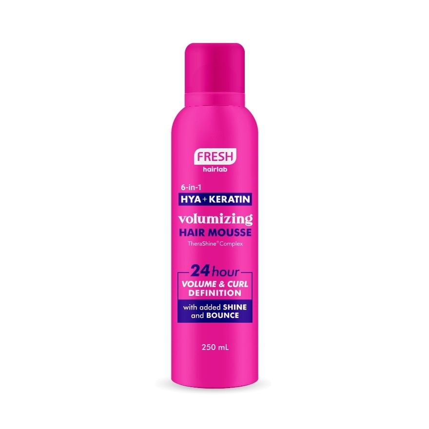 FRESH Hairlab 6 in 1 Hya+Keratin Volumizing Hair Mousse 250mL