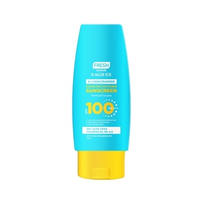 FRESH FRESH K Aloe Ice 3 in 1 Niacinamide Super Multivitamin Sunscreen SPF100 100ml