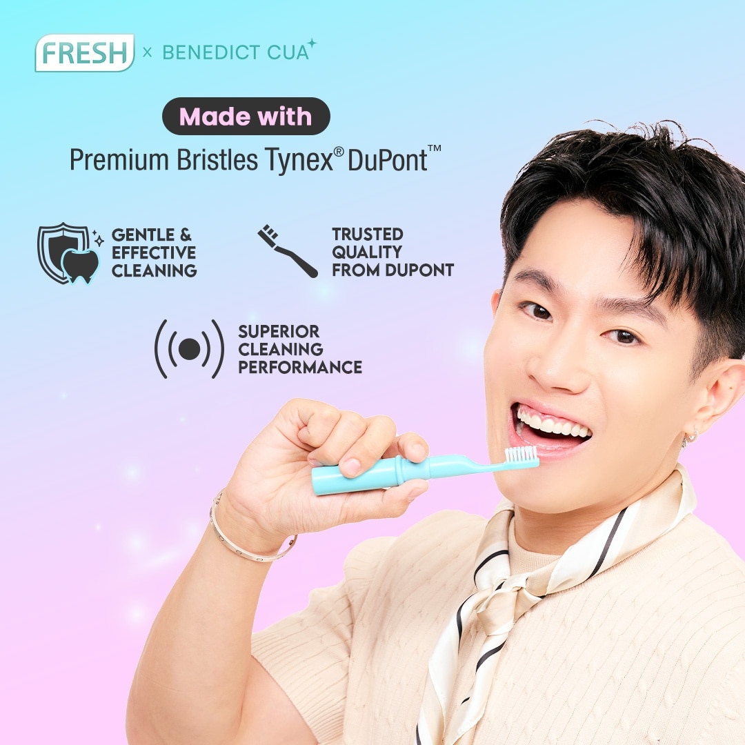 FRESH Oralab Sonic Travel Electric Toothbrush Blue