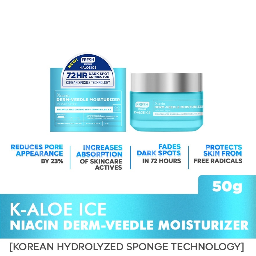 FRESH Skinlab K-Aloe Ice Niacin Microneedle Moisturizer Shot 100 50g