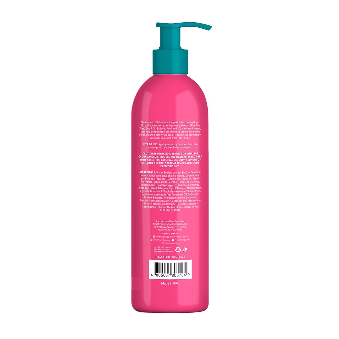 FRESH Hairlab Dandruff Control Shampoo Super Elixir 450ml