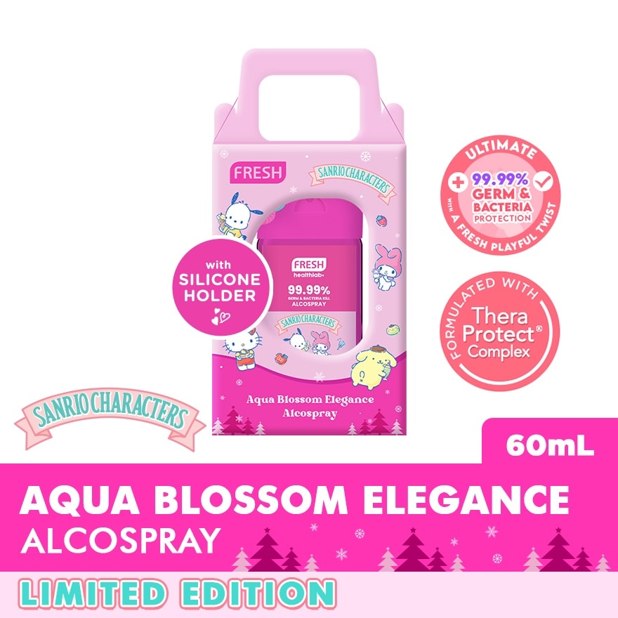 FRESH Alcospray Sanrio Characters with Free Silicone Holder 60ml