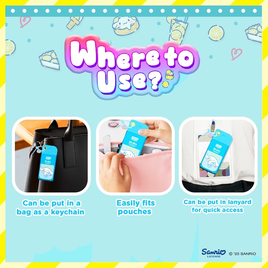 FRESH Alcospray Cinnamoroll with Free Silicone 60ml