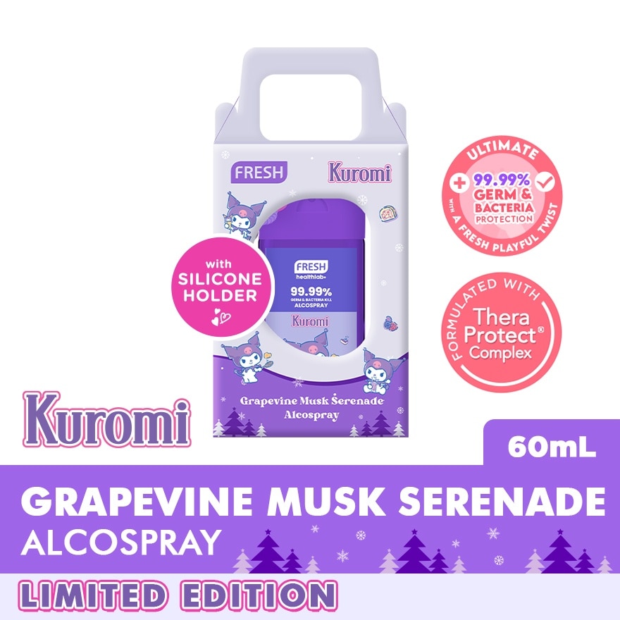 FRESH Alcospray Kuromi with Free Silicone Holder 60ml