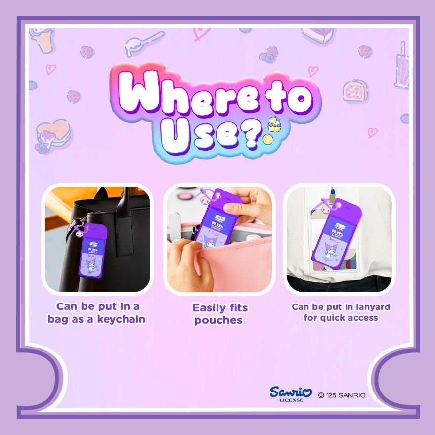 FRESH Alcospray Kuromi with Free Silicone Holder 60ml