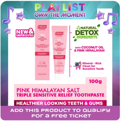 FRESH - FRESH Smilelab Triple Sensitive Pink Himalayan Toothpaste 100g