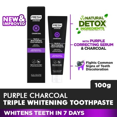 FRESH - FRESH Smilelab Triple Whitening Purple Charcoal Toothpaste 100g