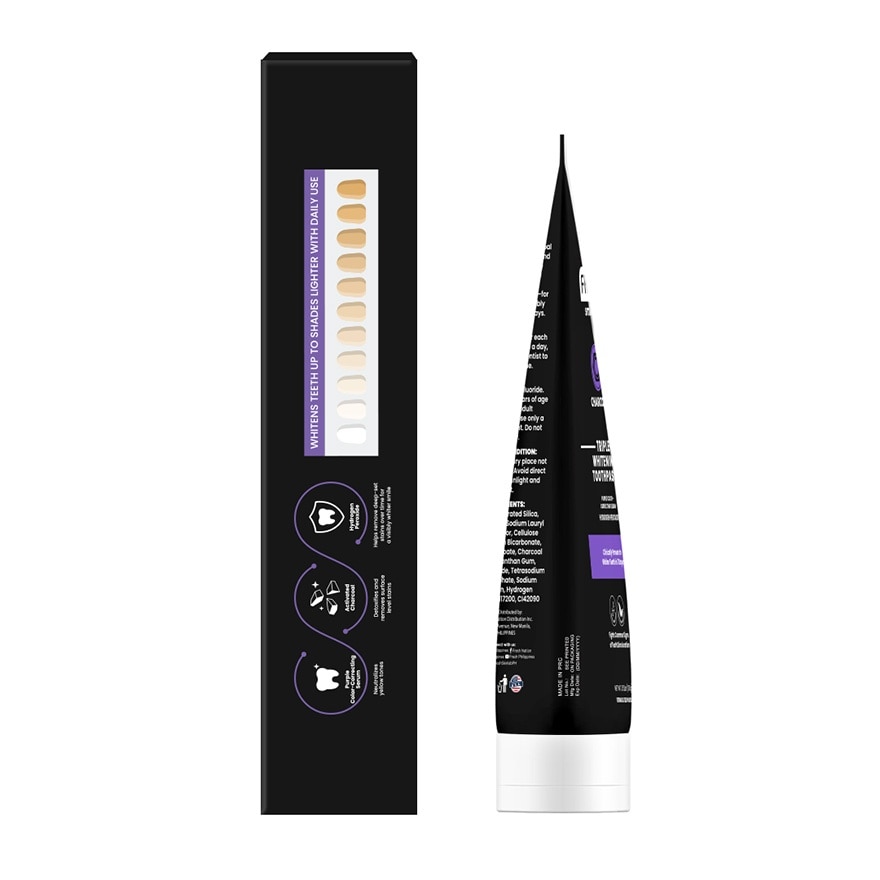 FRESH Smilelab Triple Whitening Purple Charcoal Toothpaste 100g image