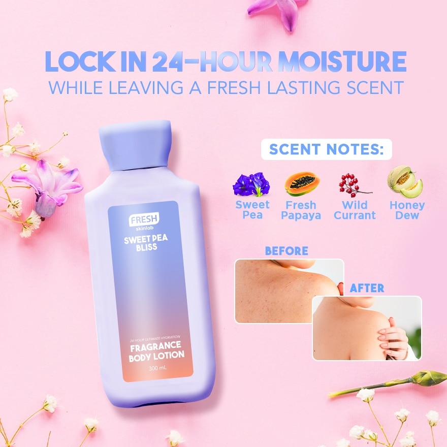 FRESH Skinlab Sweet Pea Bliss Fragrance Body Lotion 300ml