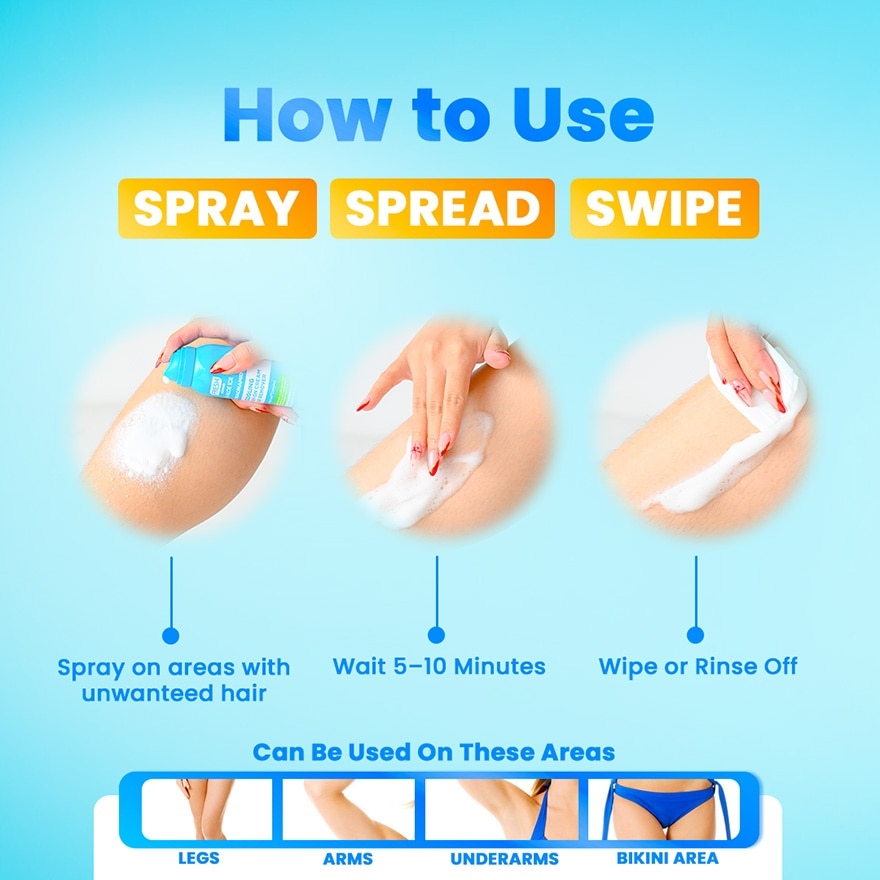 FRESH Skinlab K-Aloe Ice 3 in 1 Niacinamide Cooling Spray-On Cream Hair Remover 150ml