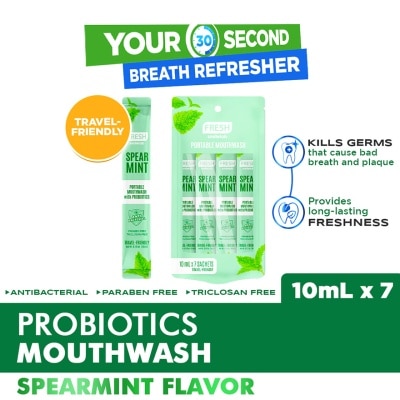 FRESH - FRESH Smilelab Portable Mouthwash Spearmint 10ml x 7 Sachet