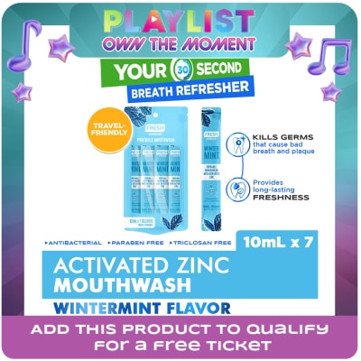 FRESH - FRESH Smilelab Portable Mouthwash Wintermint 10ml x 7 Sachet