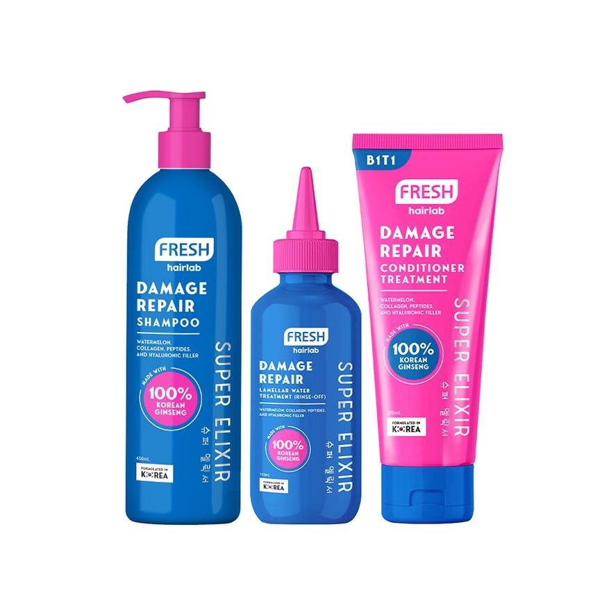 FRESH Hairlab Total Damage Repair Regimen Bundle