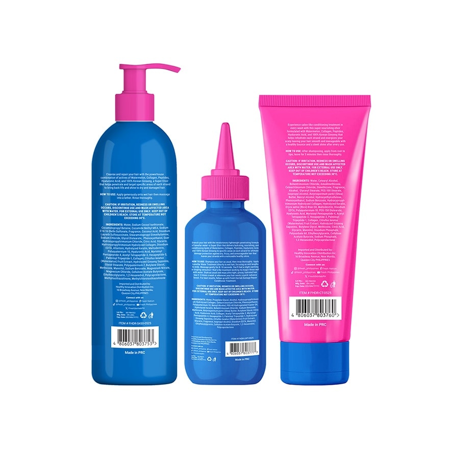 FRESH Hairlab Total Damage Repair Regimen Bundle
