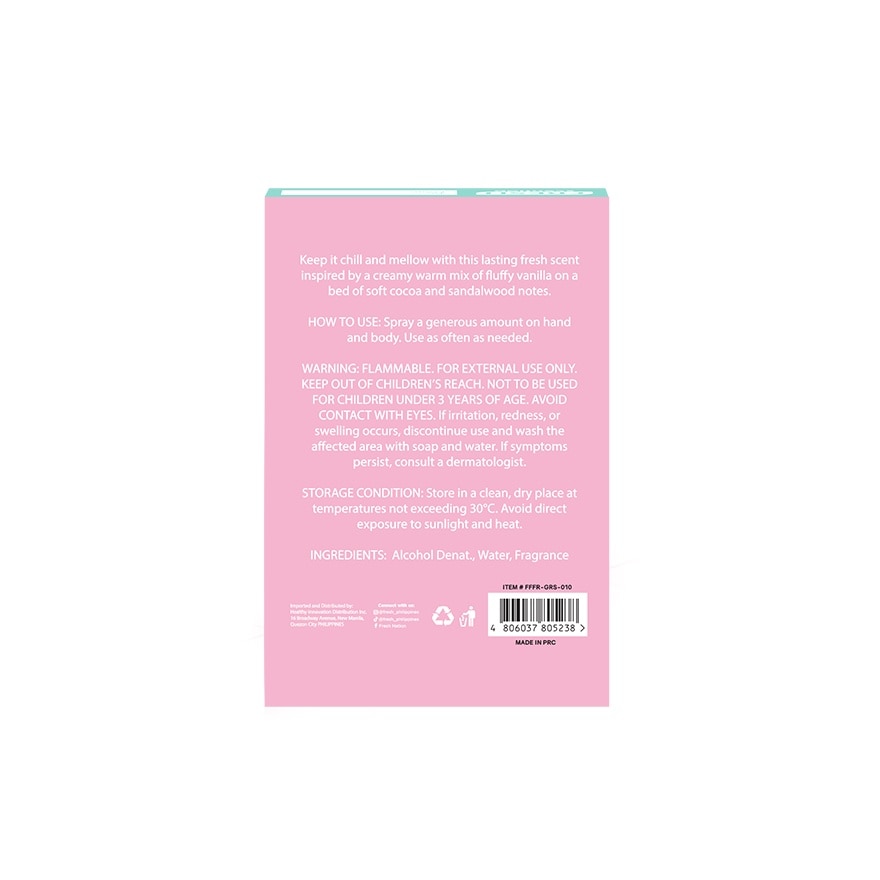 FRESH Scentlab Vanilla Milkshake Fragrance Mist Duo Set 2 x 88ml image