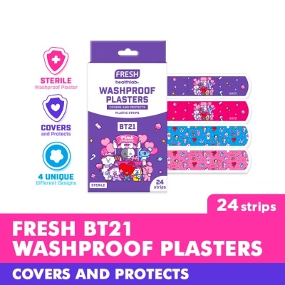 FRESH FRESH Healthlab BT21 Characters Washproof Plasters 24pcs image