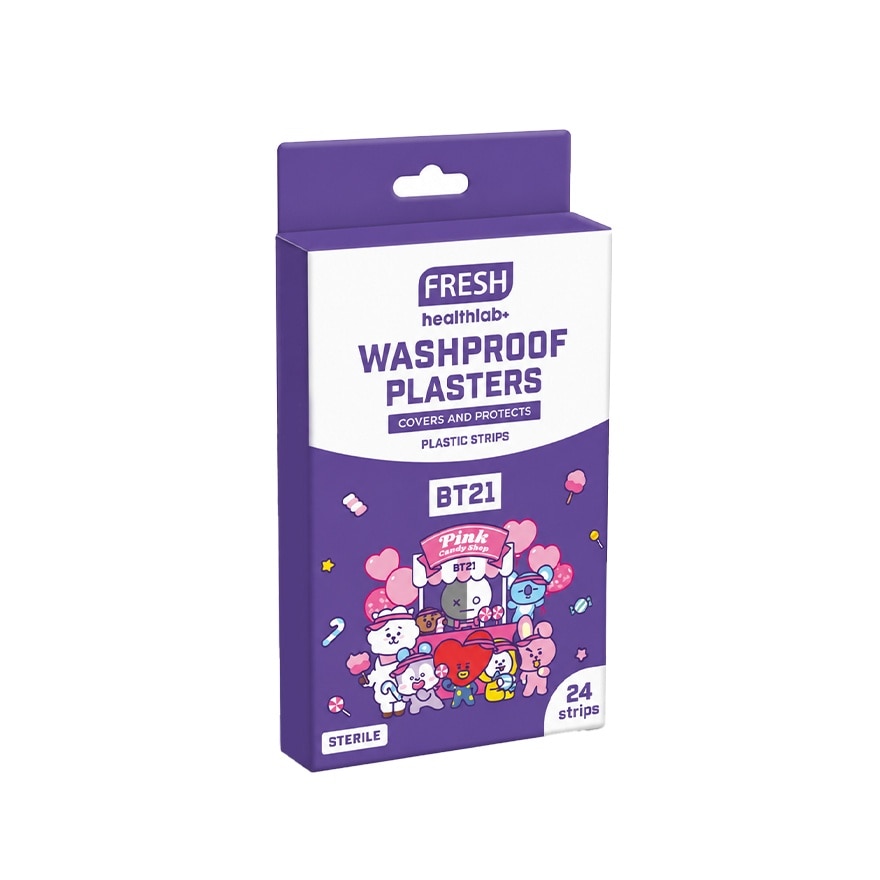 FRESH Healthlab BT21 Characters Washproof Plasters 24pcs image