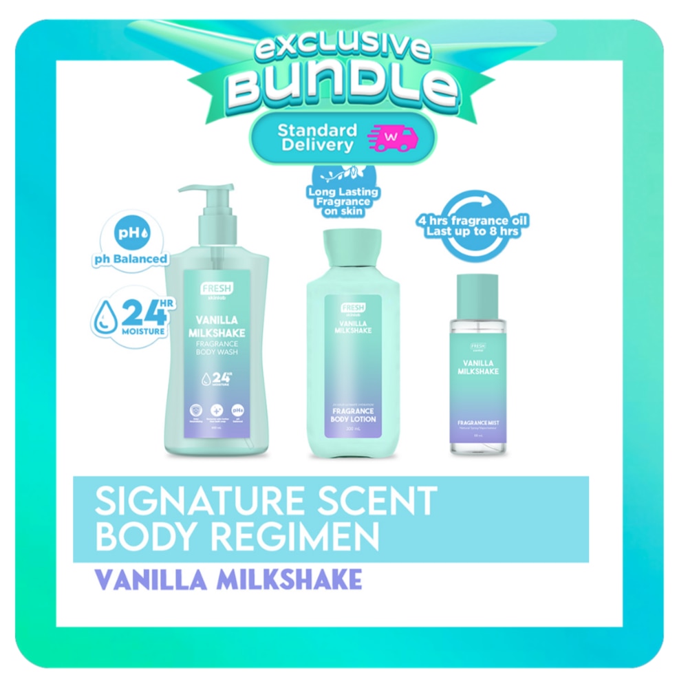 Fresh Skinlab Vanilla Milkshake Signature Scent Body Regimen image