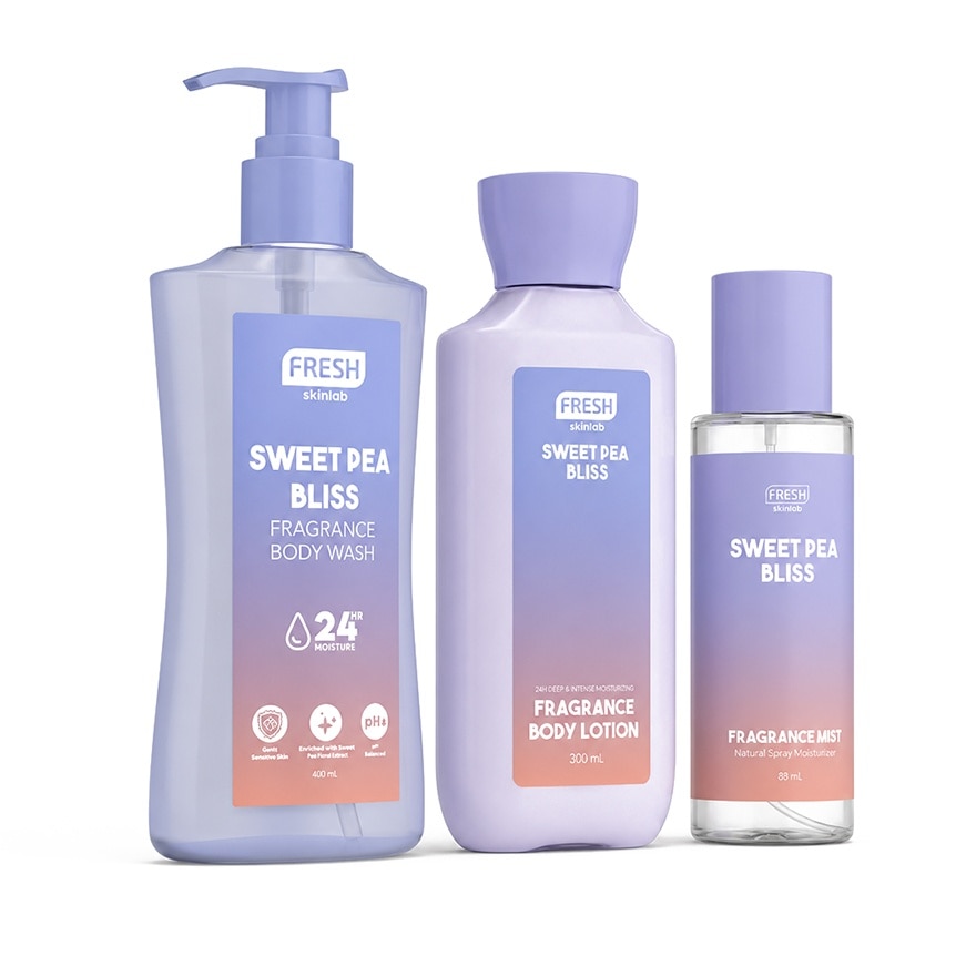 Fresh Skinlab Sweet Pea Bliss Signature Scent Body Regimen image