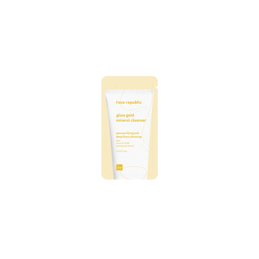 FACE REPUBLIC Gold Mineral Cleanser Sachet