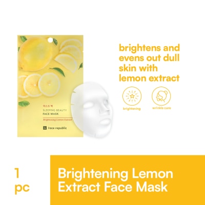 FACE REPUBLIC FACE REPUBLIC Sleeping Beauty Face Mask Brightening Lemon Extract 23g
