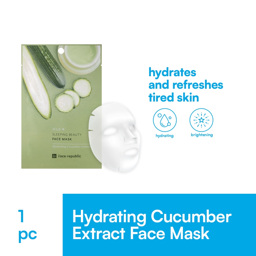 FACE REPUBLIC Sleeping Beauty Face Mask Cucumber Extract 23g