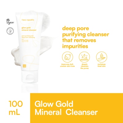 FACE REPUBLIC Gold Mineral Cleanser 100ml