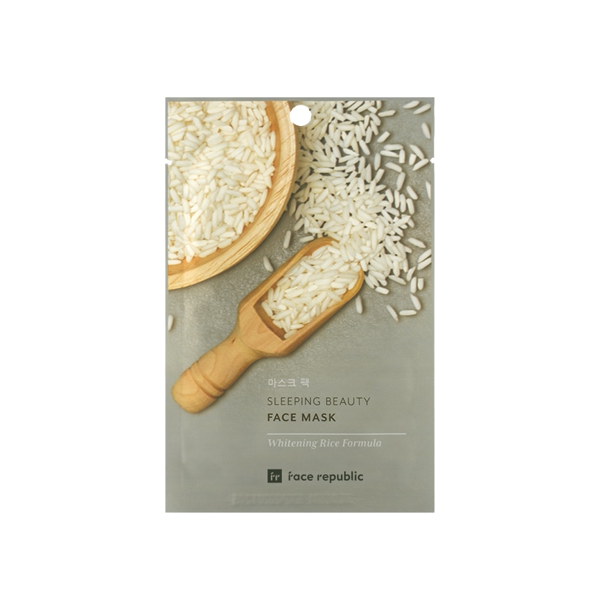 FACE REPUBLIC Sleeping Beauty Face Mask Whitening Rice Formula 23g