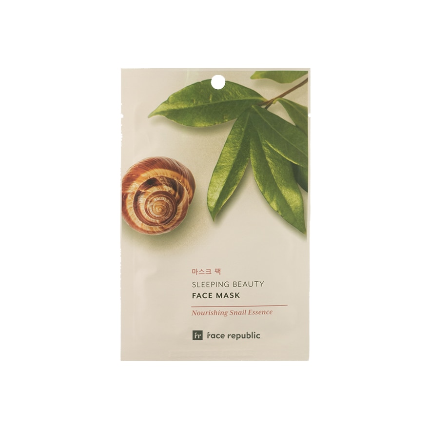 FACE REPUBLIC Sleeping Beauty Face Mask - Nourishing Snail Essence 23g