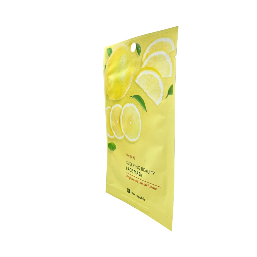FACE REPUBLIC Sleeping Beauty Face Mask Brightening Lemon Extract 23g