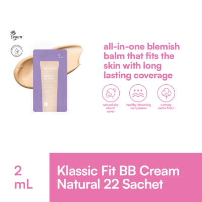 FACE REPUBLIC FACE REPUBLIC Klassic Fit BB Cream 22 Natural 2ml Sachet
