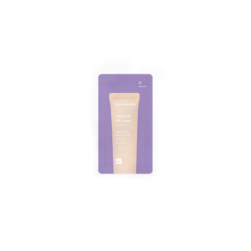 FACE REPUBLIC Klassic Fit BB Cream 22 Natural 2ml Sachet