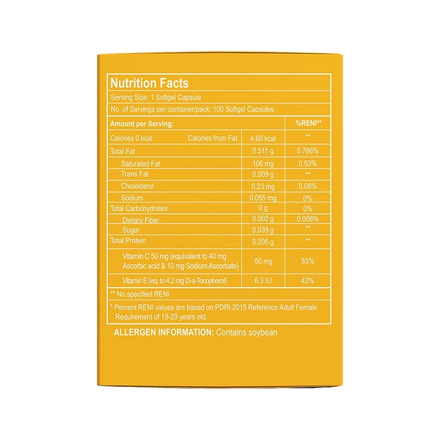 FERN-C Beauty Gluta Softgel Capsule Sold Per Piece