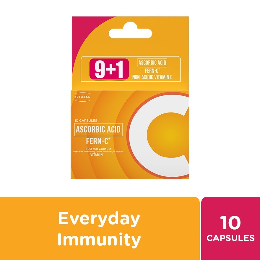 FERN C Ascorbic Acid 500mg 9+1