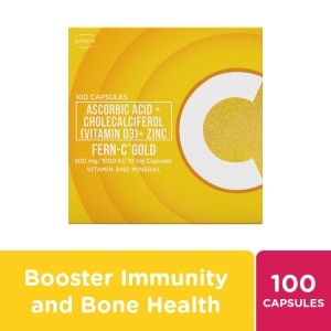 FERN C 500mg/1000 IU/ 10mg capsule Sold Per Piece