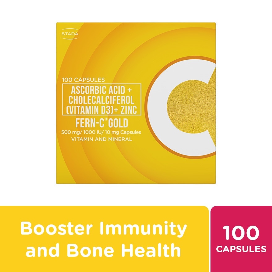 FERN C 500mg/1000 IU/ 10mg capsule Sold Per Piece