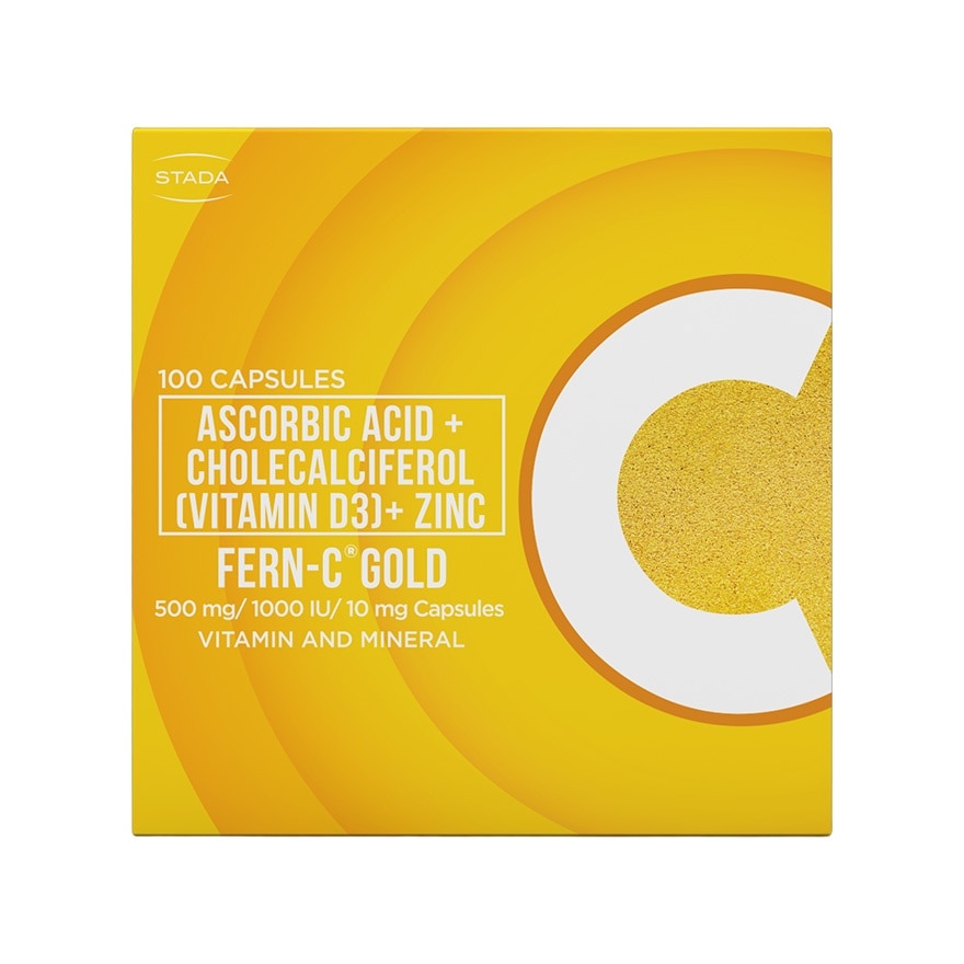 FERN C 500mg/1000 IU/ 10mg capsule Sold Per Piece