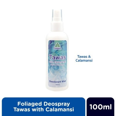 FOLIAGED Tawas with Calamansi Deodorant Mist 100ML