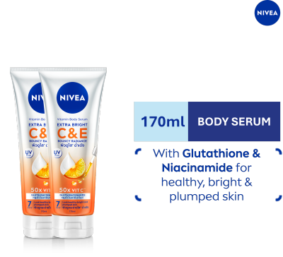 NIVEA - NIVEA Extra White Body Serum Lotion Gluta-C Plus Vitamin E 170ml Bundle