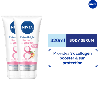 NIVEA - NIVEA Body Extra Bright Radiant and Smooth Serum SPF30 320ml Bundle