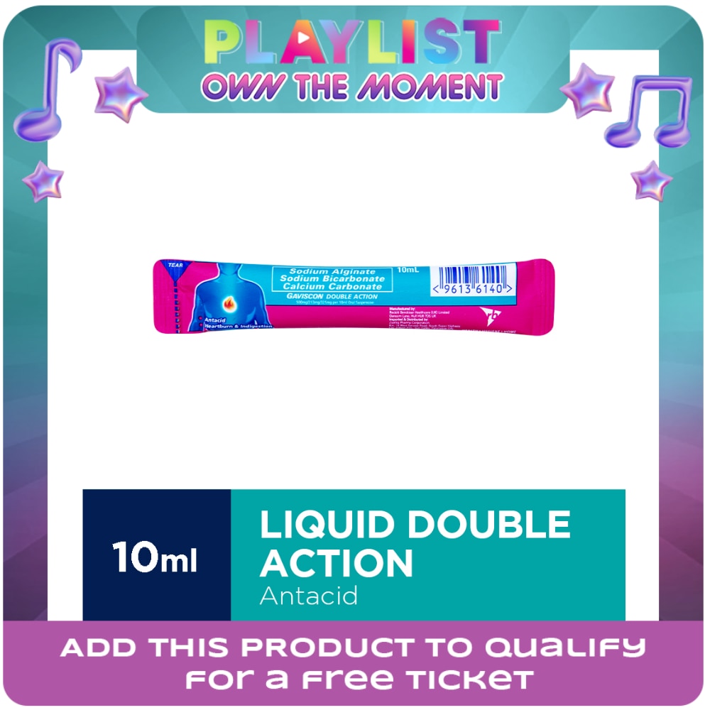 GAVISCON Double Action Liquid Sachet 10ml
