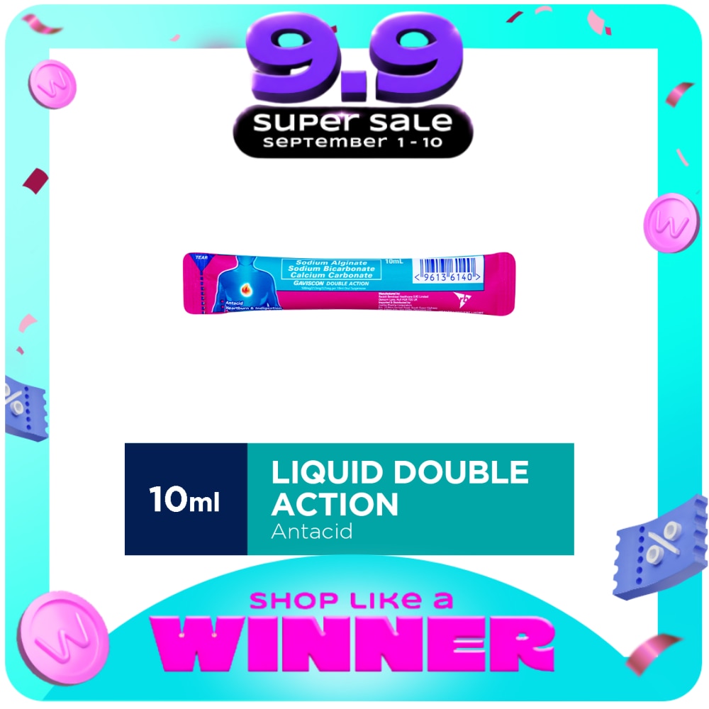 GAVISCON Double Action Liquid Sachet 10ml image