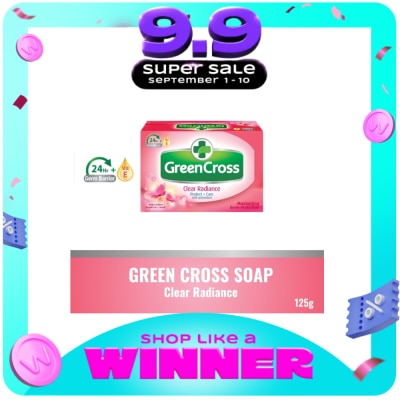 GREEN CROSS - Moisturizing Germ Protection Bar Clear Radiance 125g image
