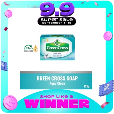 GREEN CROSS - Moisturizing Germ Protection Bar Aqua Clean 125g image